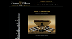 Desktop Screenshot of carmenriverapens.com